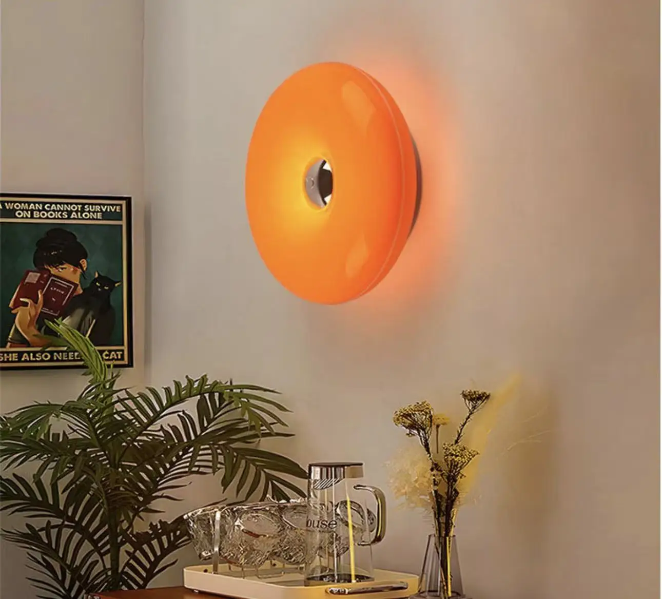 Donut Desk Lamp 3 Light Modes Smooth Surface Cozy Room Lighting Home Decor Mini Donut Reading Corner Gift