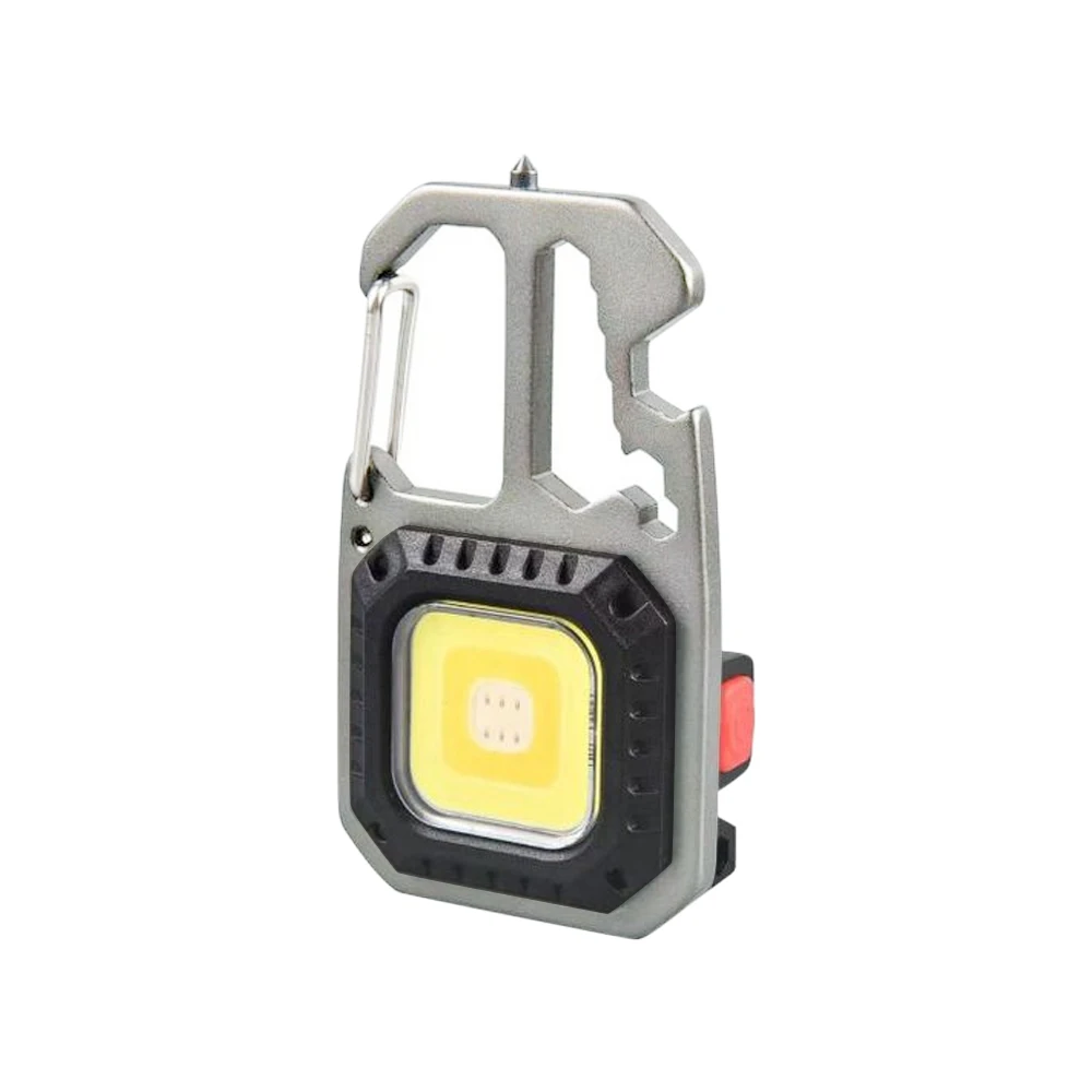 COB LED 懐中電灯 ワークライト バッテリー付き 充電式 高ルーメン ポータブル LED ライト キャンプ ハイキング ランニング用