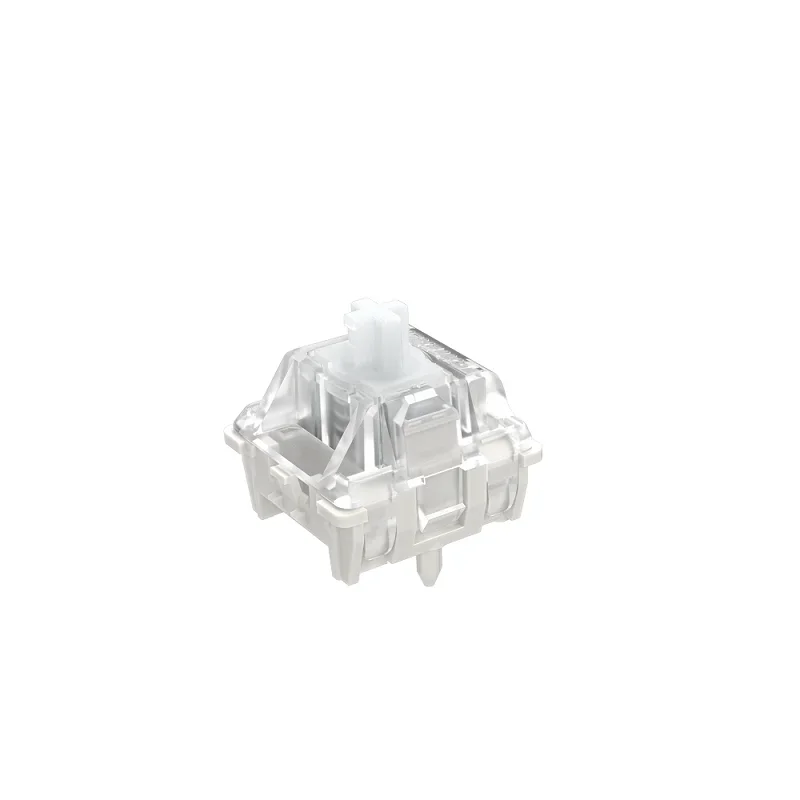 Gateron magnetyczny biały przełącznik KS-20 czujnik efektu Halla SMD RGB 30gf liniowa niestandardowa mechaniczna klawiatura do gier szybki spust — zdjęcie 5