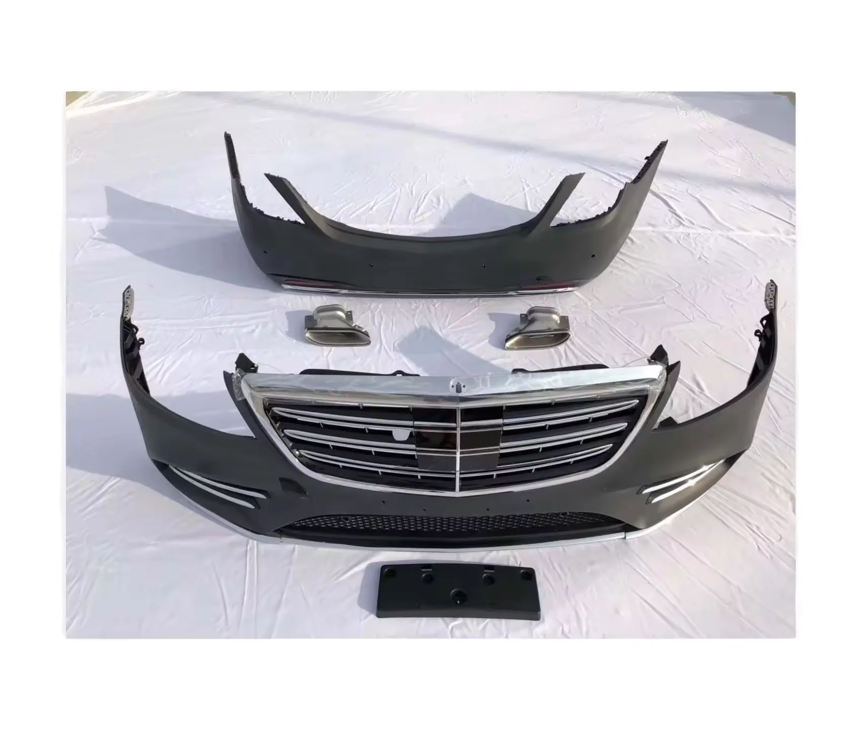 

Hot Sale Aftermarket Upgrade Body Kit For W222 S450 Front Bumper Rear Bumper Body Kit A2228856100