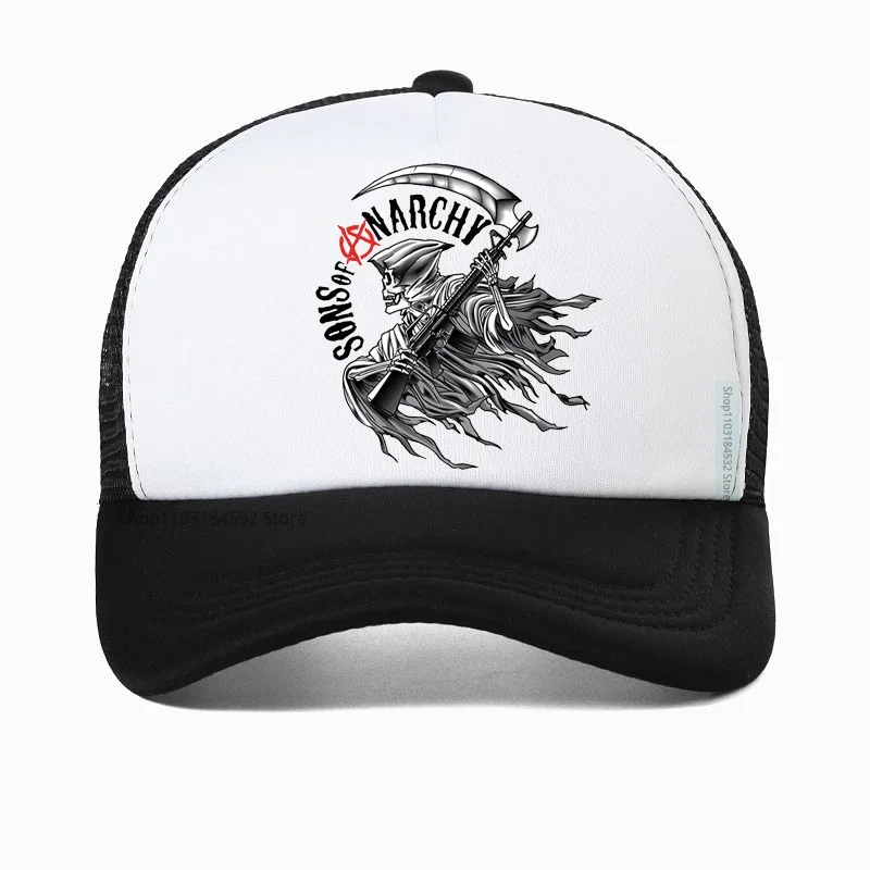 SAMCRO Baseball Cap SOA Sons of Anarchy Skull Dad hats Casual Snapback Hat Fashion High Quality Racing Motorcycle Sport caps