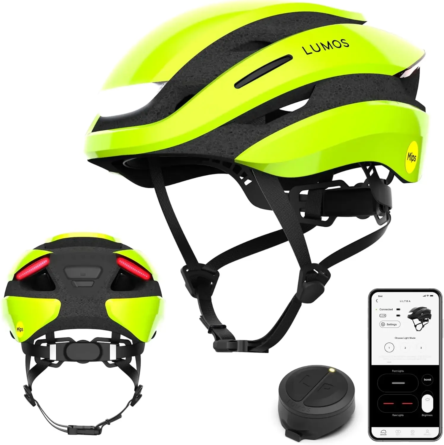 Ultra Smart Bike Helmet | Customizable Front and Back LED Lights with Turn Signals | Road Bicycle Helmets for Adults: Men,