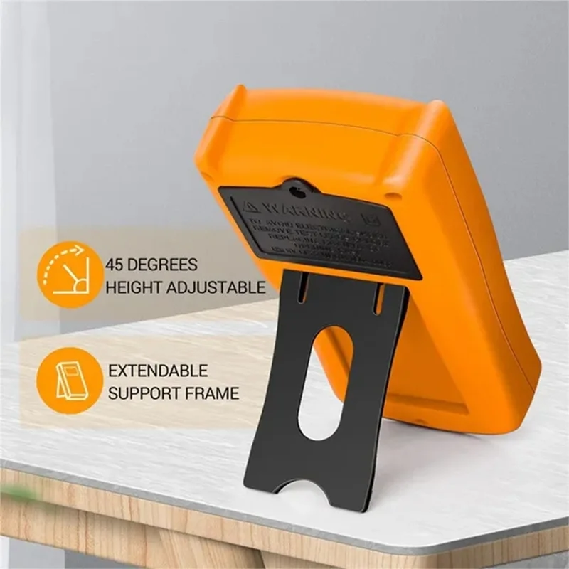 Imagem -06 - Portátil Lcd Multímetro Digital ac dc Tensão Tester Diodo Corrente Medidor de Resistência Amperímetro Multitester com Sonda de Teste