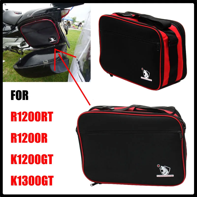 

Motorcycle Luggage Bag Black Expandable Inner Bags Pannier Liner For BMW R1200R R1200RT K1200GT K1300GT K1600GT R 1200 R 1200 RT