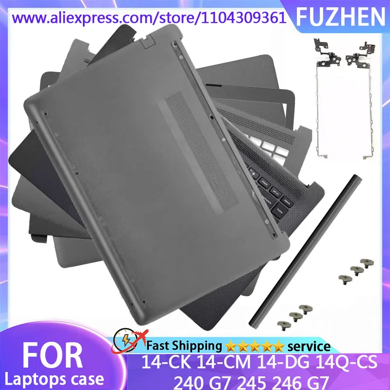

New For 14-CM 14-CK 14-DG 14Q-CS 240 G7 245 246 G7 TPN-I131 LCD Rear Cover/Front Frame/Palm Pad Keyboard/Bottom Cover/hinges