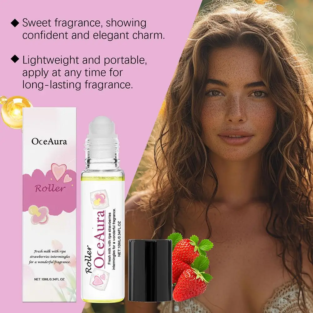 10 مل عطر رولر بال عطر يدوم طويلاً فرمون عطر عطر زيت جوهر للنساء