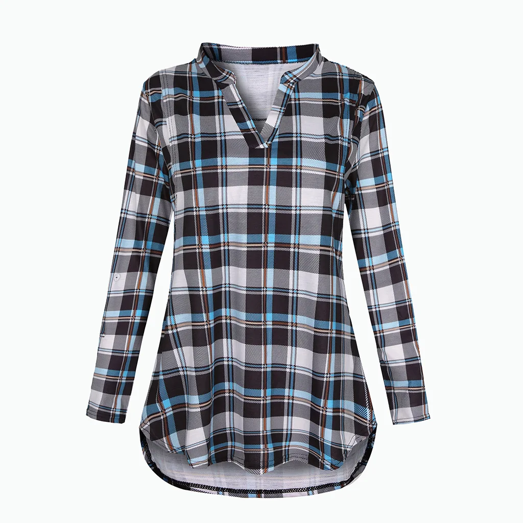 Damen Umstands-Still-T-Shirt mit V-Ausschnitt, einfarbig, langärmelig, Still-Tops, Kleidung für schwangere Frauen – Detail 20