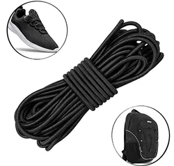 5MM 6MM High-Quality Round Elastic Rope Cord Elastic Rubber Band White Black Cord Garment Craf DIY Sewing Accessorie