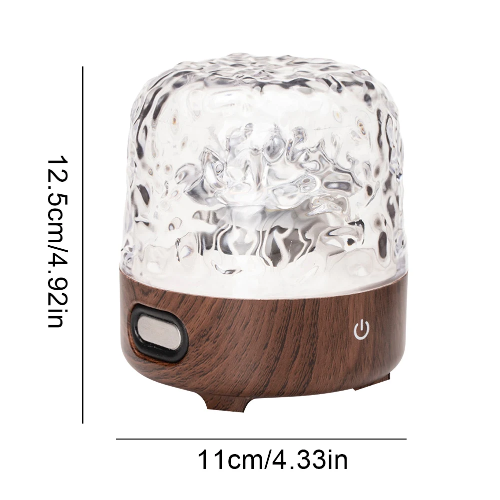 Water Ripple Night Light 16 Colors with Remote Creative Water Ripple Atmosphere Light Water Ripple Effect Light for Living Room