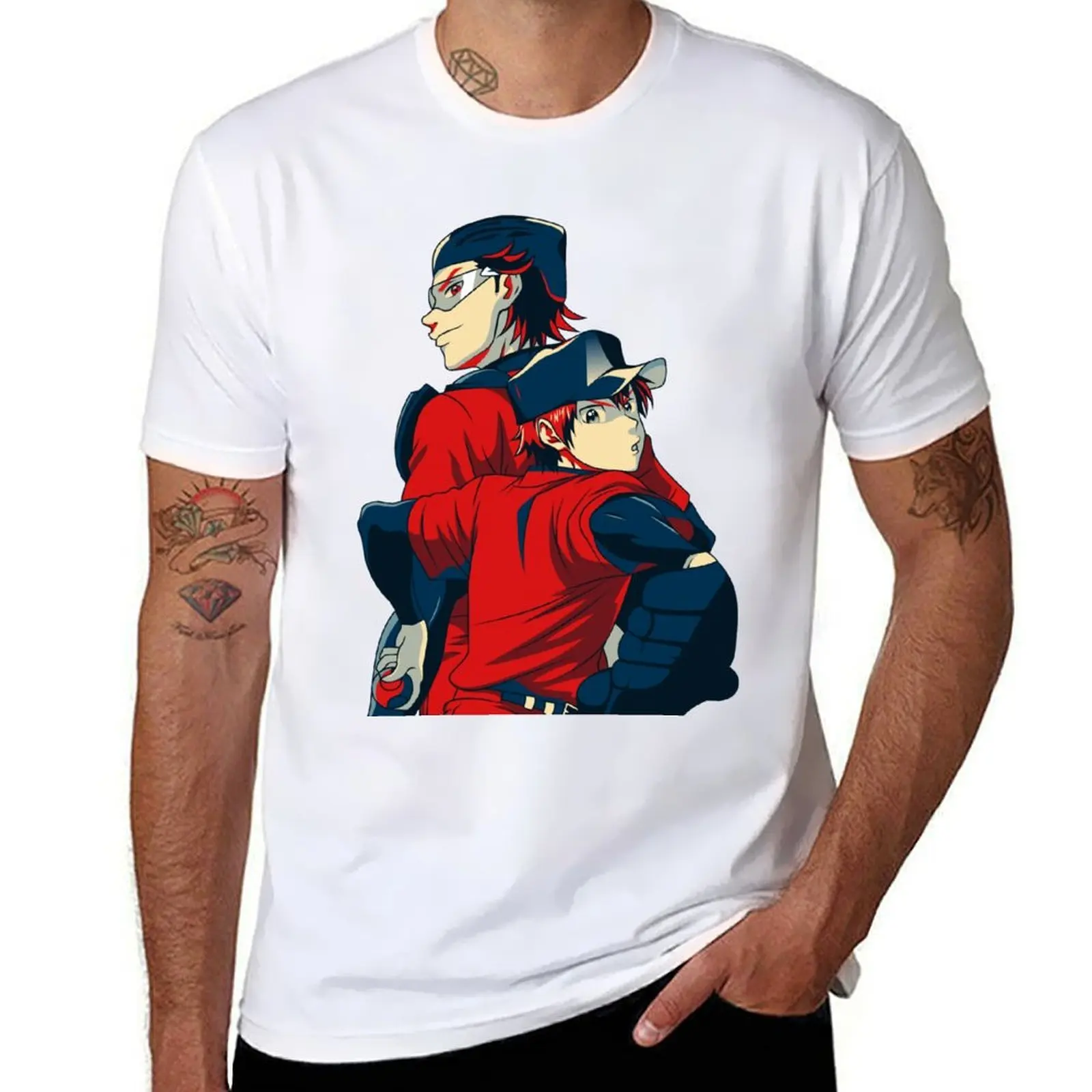 

Diamond no Ace : Miyuki Kazuya ft. Sawamura Eijun T-Shirt t shirt man luxury man t shirts high quality luxury brand T-Shirt