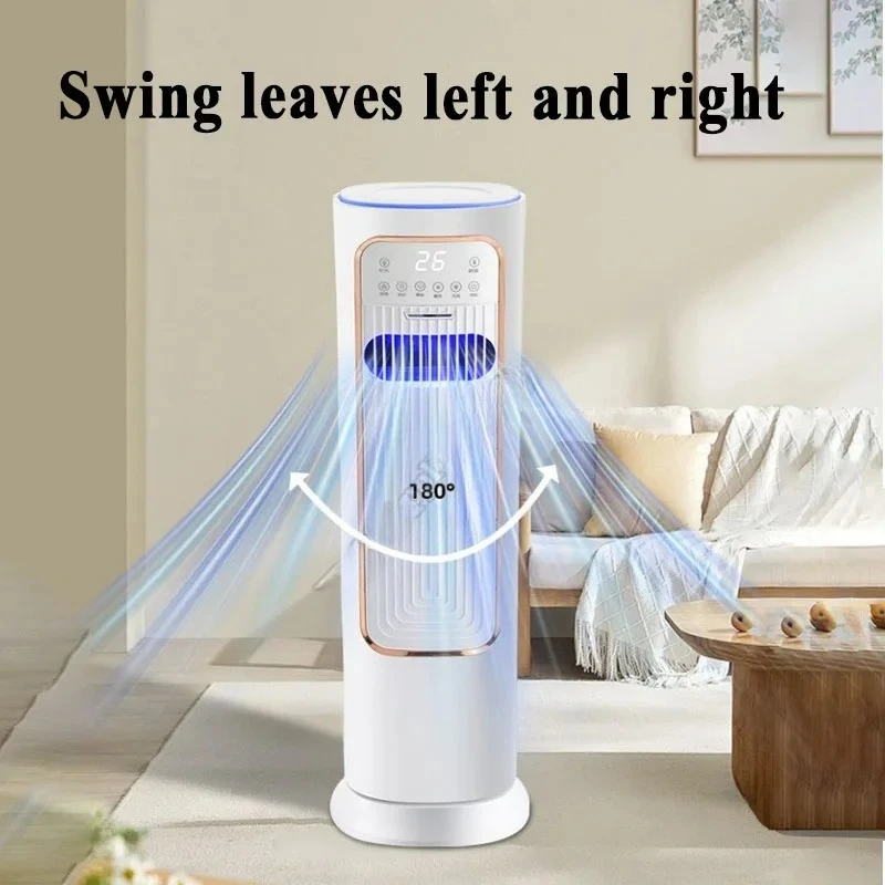 Air Conditioner Fan Humidifying Portable Warm Heating Water Ice Addition Rapid Dual Function Heating Cooling Air Conditioner
