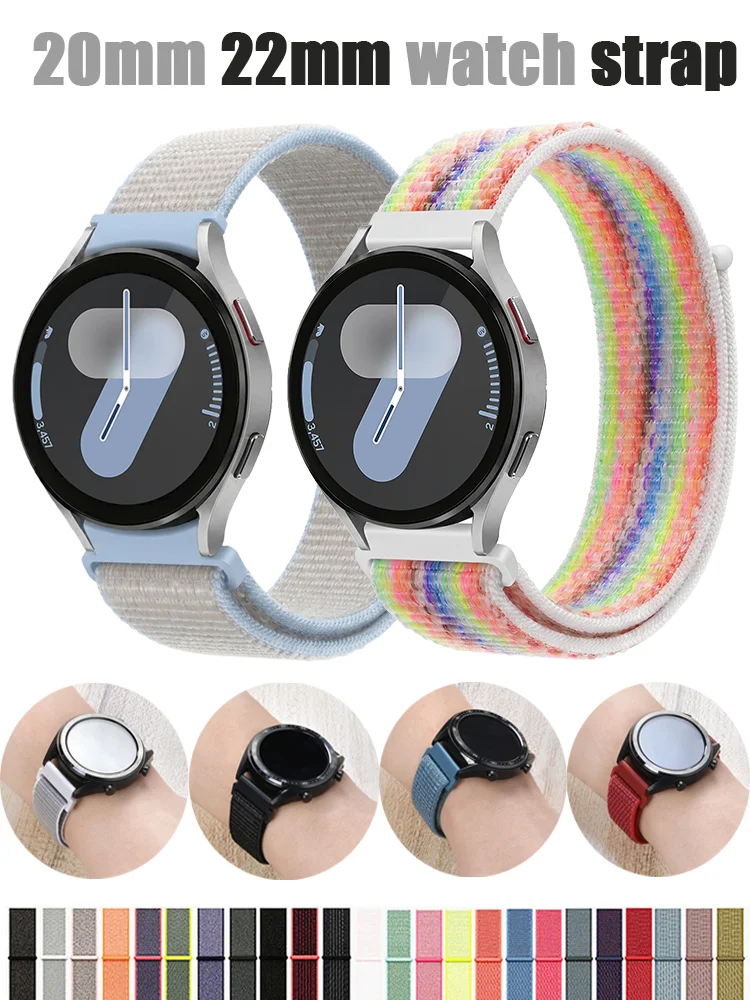 Sport Loop Velcro - Ремешок для часов 20 мм/22 мм