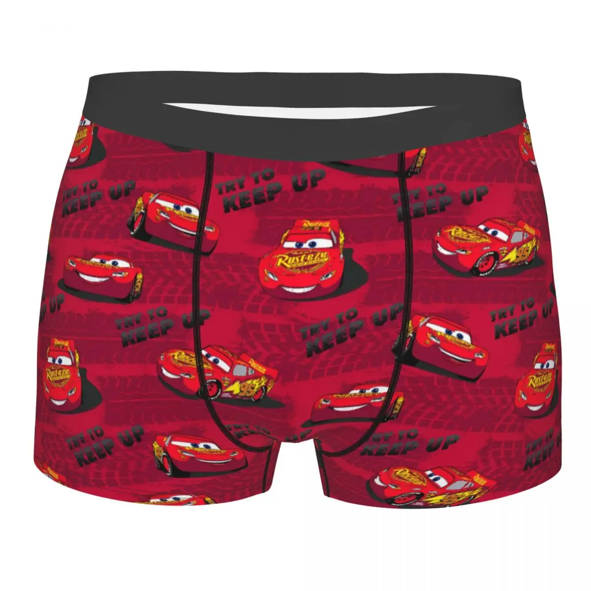 

Custom Pixar Cars Lightning Mcqueen Boxers Shorts Men's Briefs Underwear Novelty Underpants