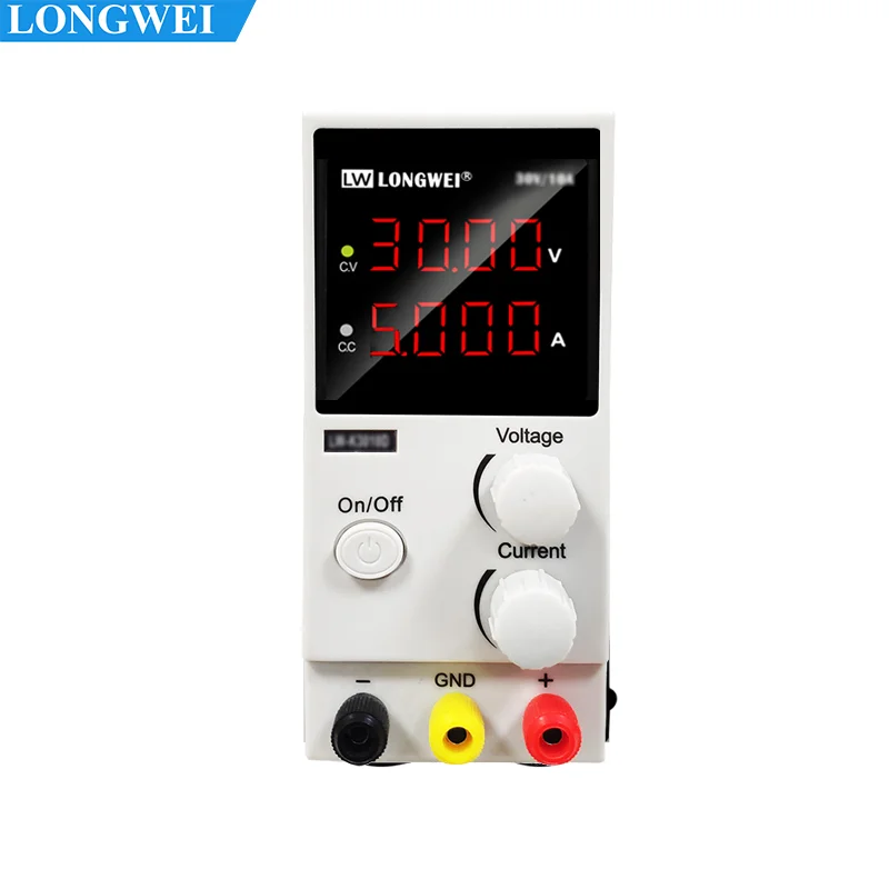 

Longwei LW-K305D 4LED Adjustable DC Power Supply 30V 5A Laboratory Variable Switch Bench Power Supply Stabilized Power Source