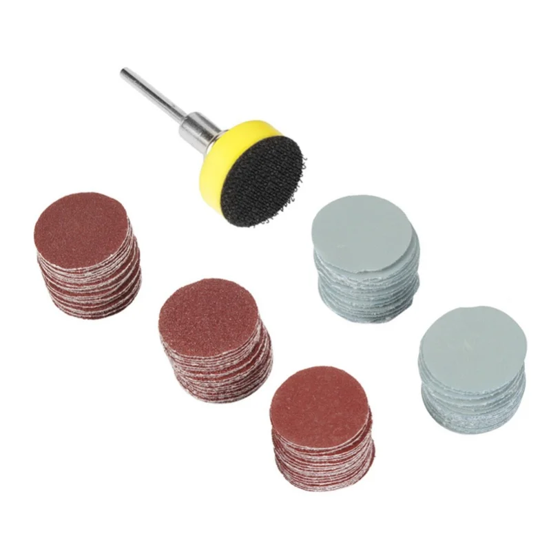 

100pcs 25mm Mix Grit Sander Disc Sanding Polishing Paper Pads Abrasive Sandpaper Set