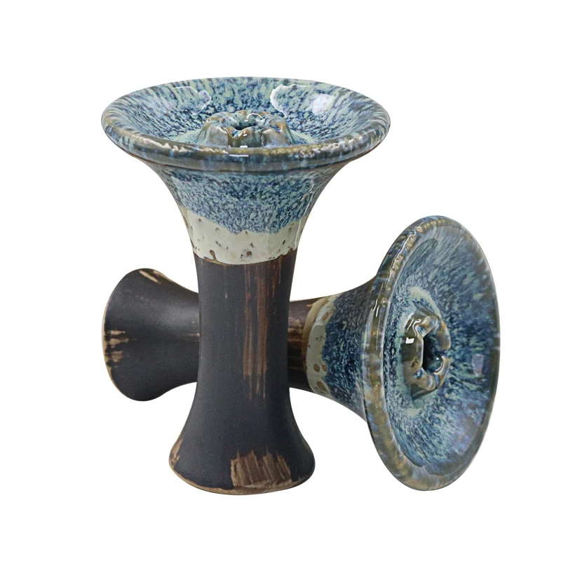 One Hole Ceramic Shisha Bowl Phunnel Hookah Chicha Head Smoking Hookah Narguile Chicha Cachimbas Shisha Bowl Accessories