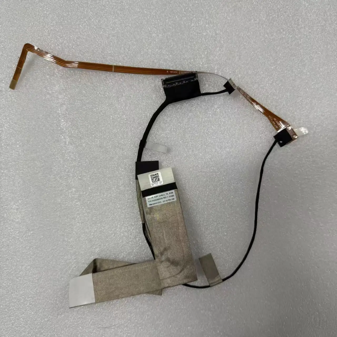 Original For  Dell Latitude 7490 E7490 laptop EDP LVDS Lcd Cable DAZ40 touch Cable TS RGB 0KKHCN KKHCN DC02C00GV00 ﻿