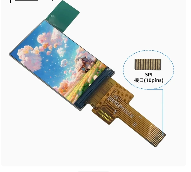 

1,14-дюймовый ЖК-дисплей 135*240TFT с драйвером 10PINS 4SPI ST7789V IPS, полный угол обзора