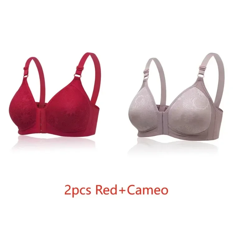 

New High-quality Ultra-thin Pregnant Women's Front Opening Anti Glare Seamless Steel Ring Closure Anti Sagging Care Underwear