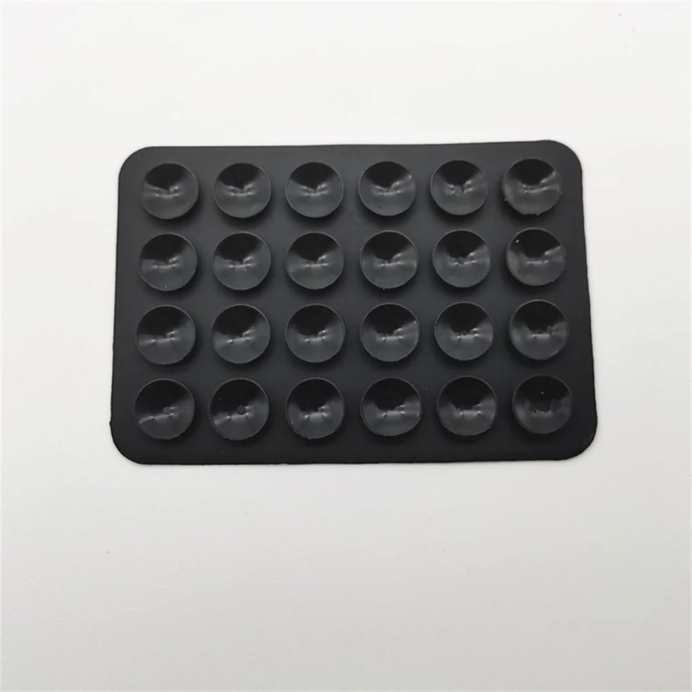 Non Self-adhesive Multi-function Portable Design Simple Operation Mobile Phone Accessories 24 Suckers Square Silicone Save Space