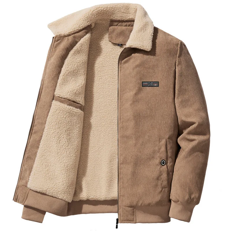 2025 Autumn Winter New Men Stand Collar Thick Warm Jacket Multi Color Options Casual Versatile Trendy Coat