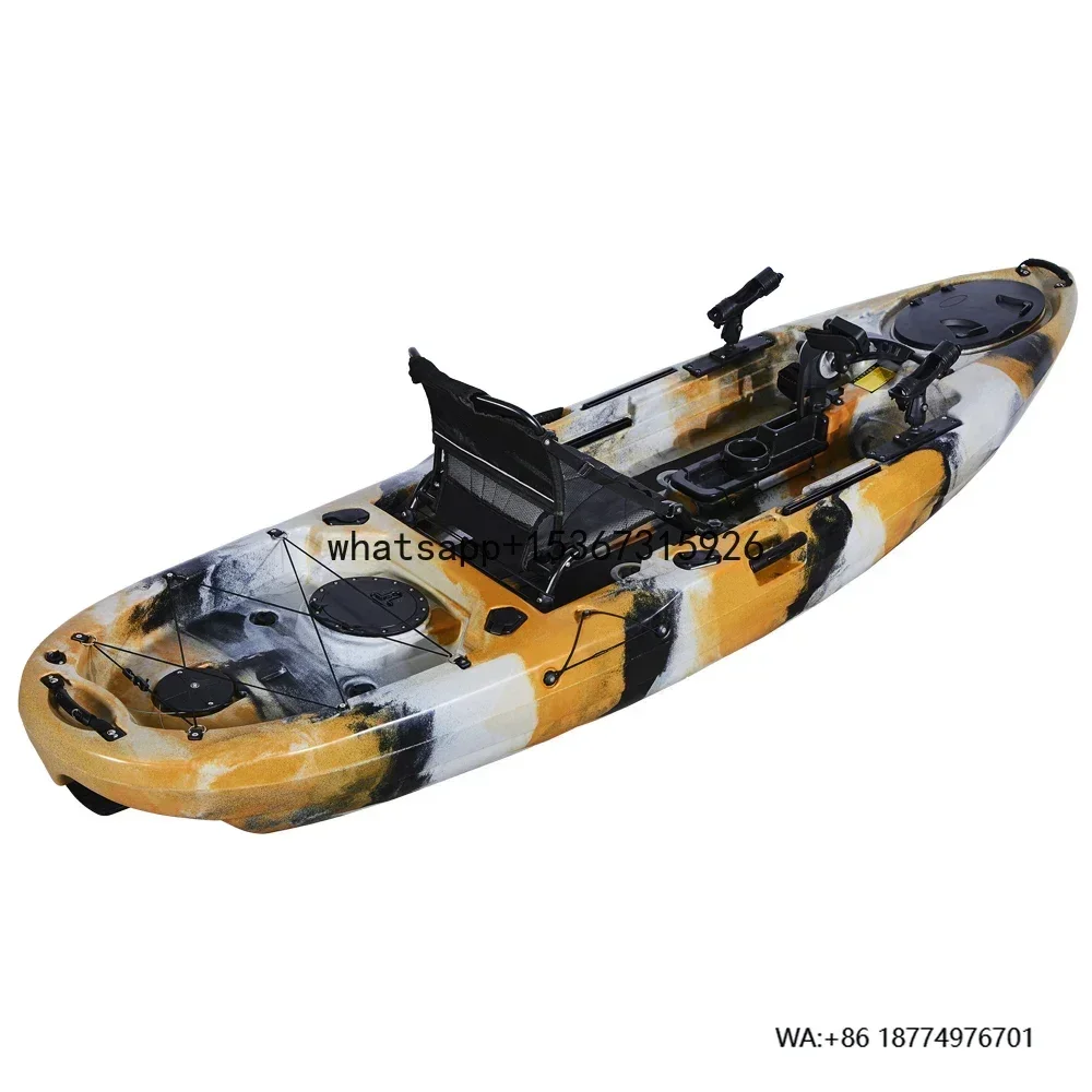 

LSF 10ft foot pedal kayak with seat and fishing accessories with pedal drive kayak wholesale