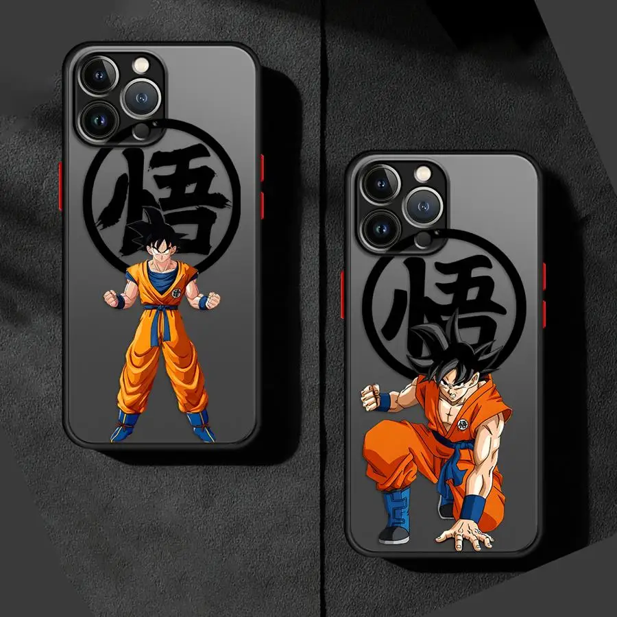 

Чехол для телефона Dragon Ball Goku Funda для iPhone 17 Pro Max 14 X XS XR 13 Mini 12 16 Plus 15 11 Air 7 8 SE 17P 16P