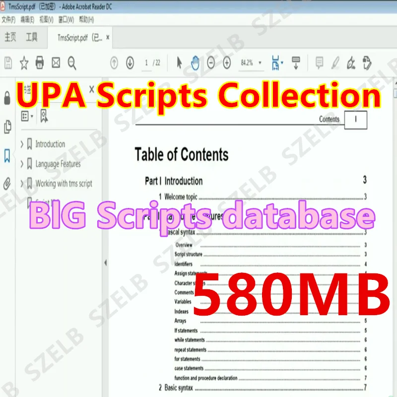 UPA Programmer + Script Files Collection Database About 581 MB