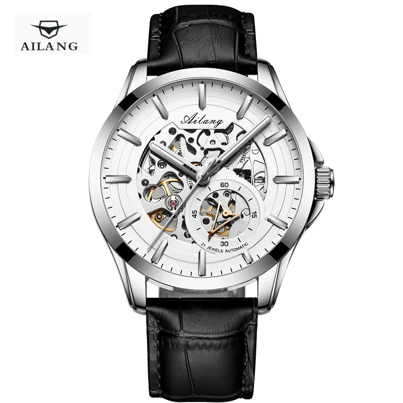 

AILANG 8629B Automatic Mechanical Hollow Men's Watch Waterproof Luminous Tourbillon Fashion Automatic Watch Men Montres Hommes