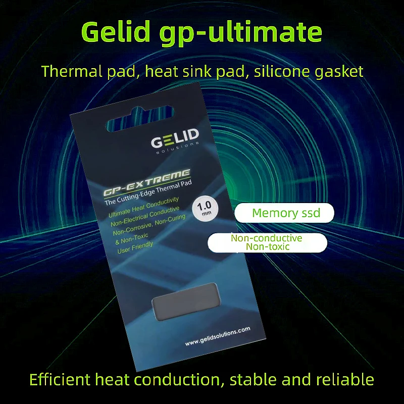 

15 Вт/MK термопрокладка GELID GP-Ultimate CPU/GPU Графическая материнская плата Силиконовая смазочная прокладка Силиконовая прокладка для рассеивания тепла