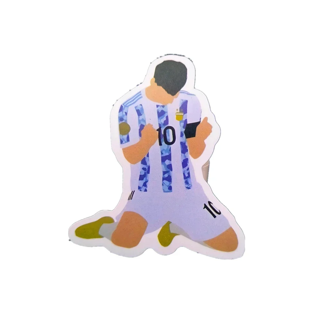 Football Star Popular Character M-Messi Poster Room Decor Wall Stickers Waterproof Self-adhesive Art Wall Sticker No Repeat