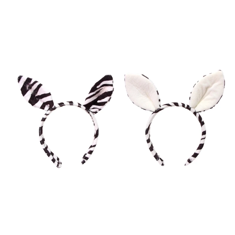 Girl Halloween Fun Hairbands Halloween Zebras Ear for Photo Studio Photo Props Dropship