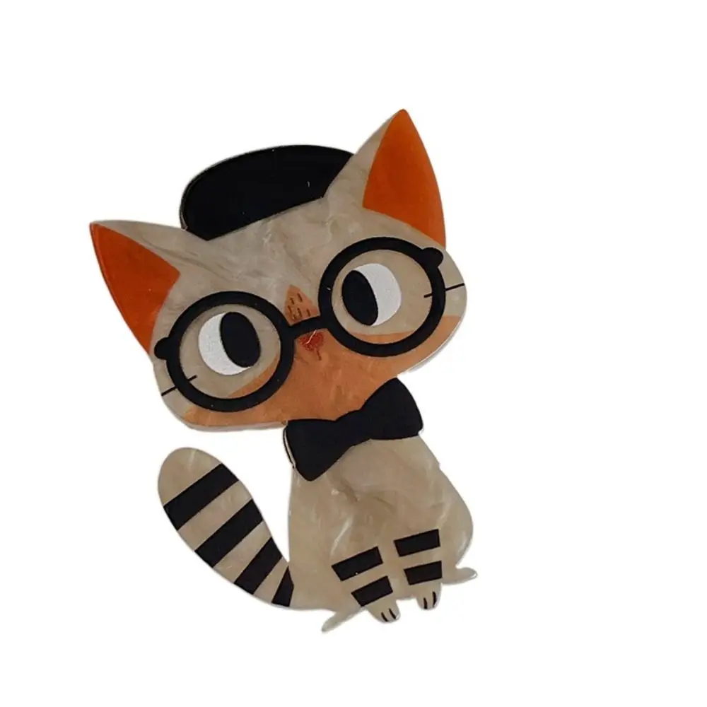 

Funny Animal Cat Acrylic Hairpin Bang Clip Korean Style Cartoon Duckbill Clip Hair Accessories Cartoon Hair Clip Daily