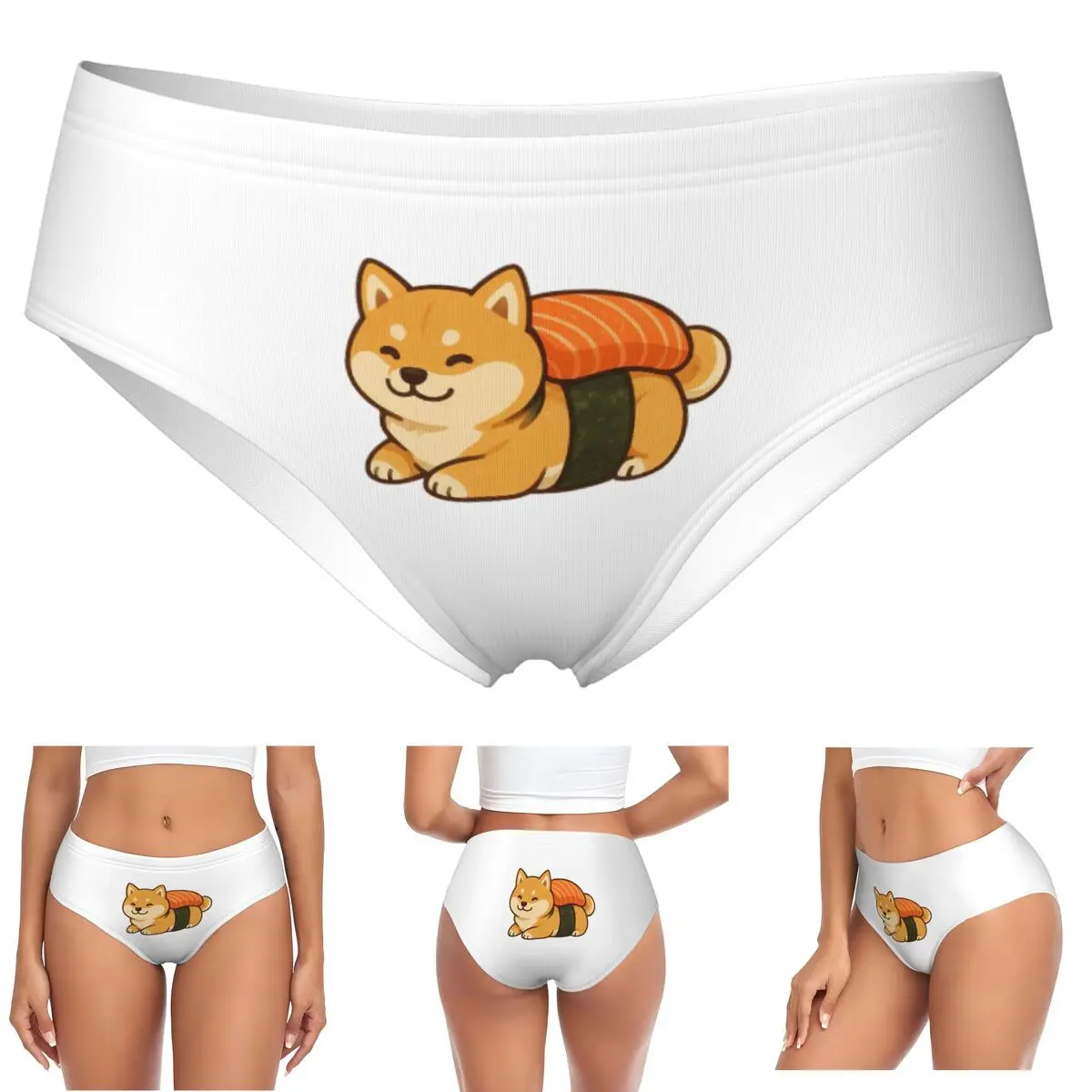 

Суши на заказ, милые трусики для собак Шиба-ину, женские удобные трусы, нижнее белье, дышащие женские трусы