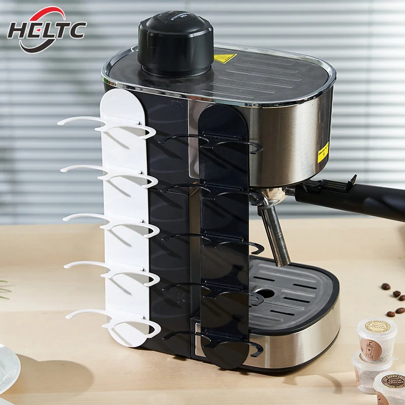 Coffee Capsule Holder Wall Mounted Coffee Pods Dispenser Coffee Capsule Storage Rack Kitchen Coffee Capsule Organizer Cafe