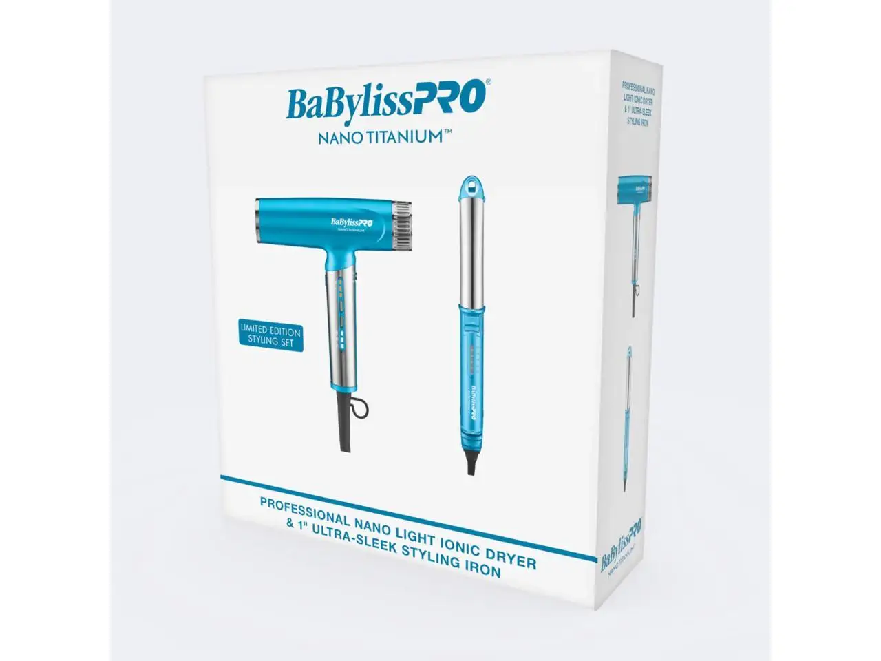 BaBylissPRO Nano Titanium™ Nano Light Ionic Dryer & 1