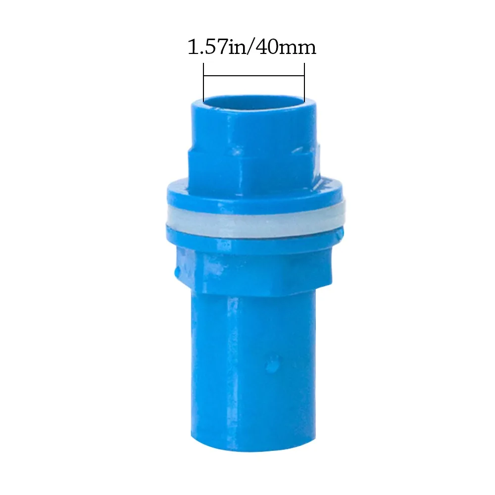 

New 20~50mm Drainage Connector PVC Pipe Waterproof Straight Fitting Thread Fittings Aquarium Pipe Aquarium