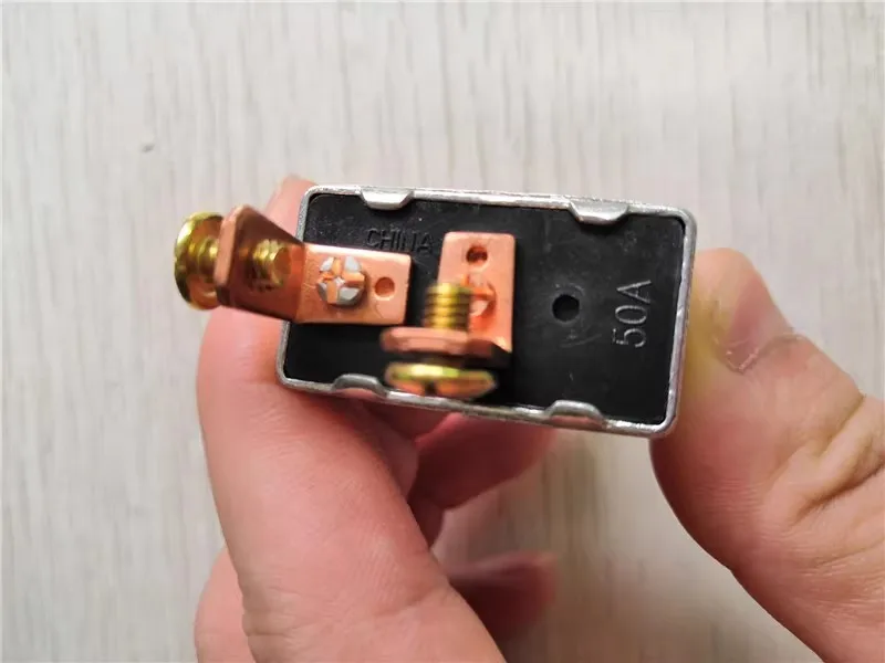 12V 24V 50A High Current Modification Switch Rc Fishing Boat Trawler Metal Knob Rocker Switch