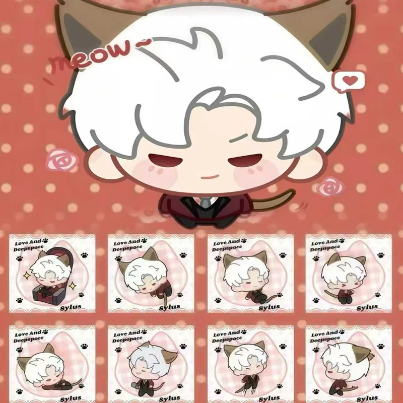 도매 러브 앤 딥스페이스 스탬프 카드 140종 금박 디자인 귀여운 애완동물 시리즈 한정판 오토메 게임 수집용 선물