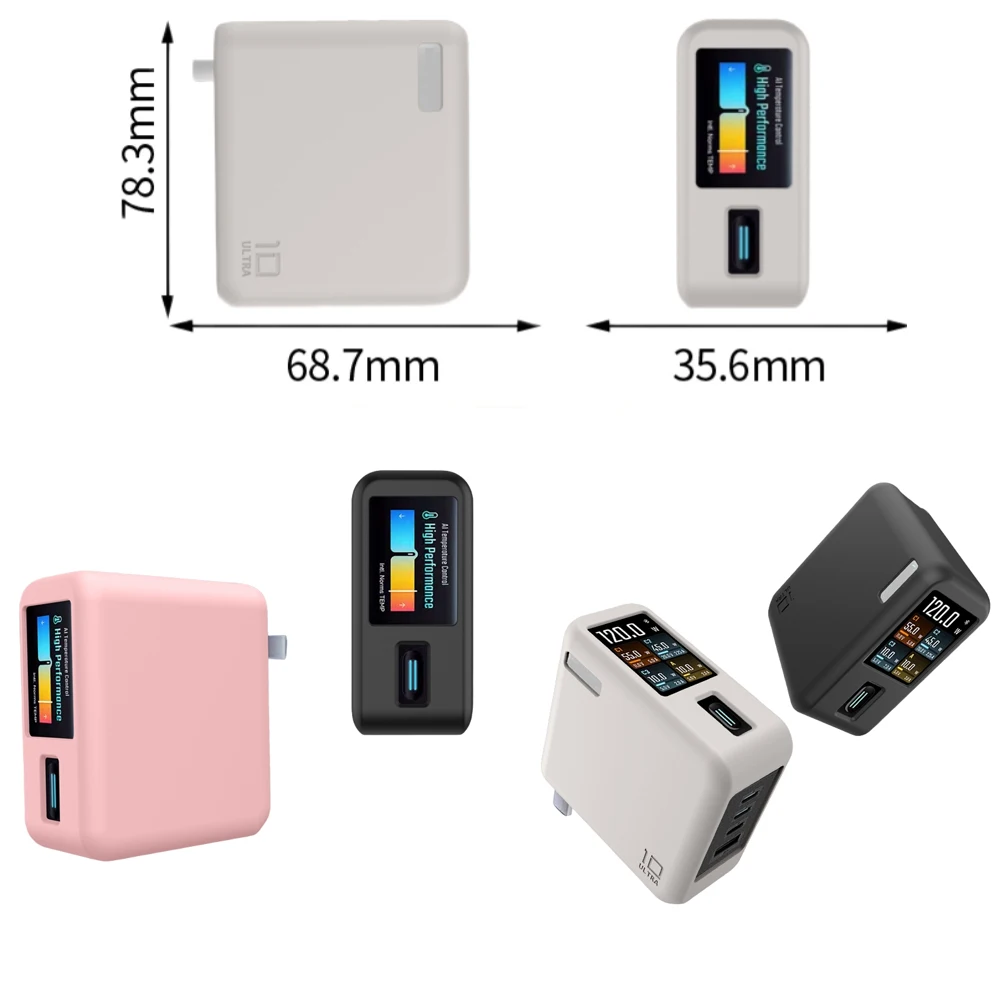 

Silicone Protective Case For CUKTECH 10 GaN Charger Ultra,Soft Dust Resistant Protective Sleeve Cover for Power Bank Accessories