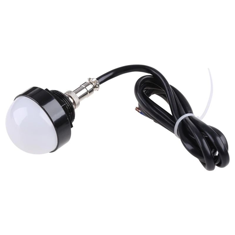 Mini luz Led de advertencia Tricolor de 24V y 3W, luz indicadora impermeable, lámpara de aviación, luz intermitente de aleación de aluminio, accesorios para Camper