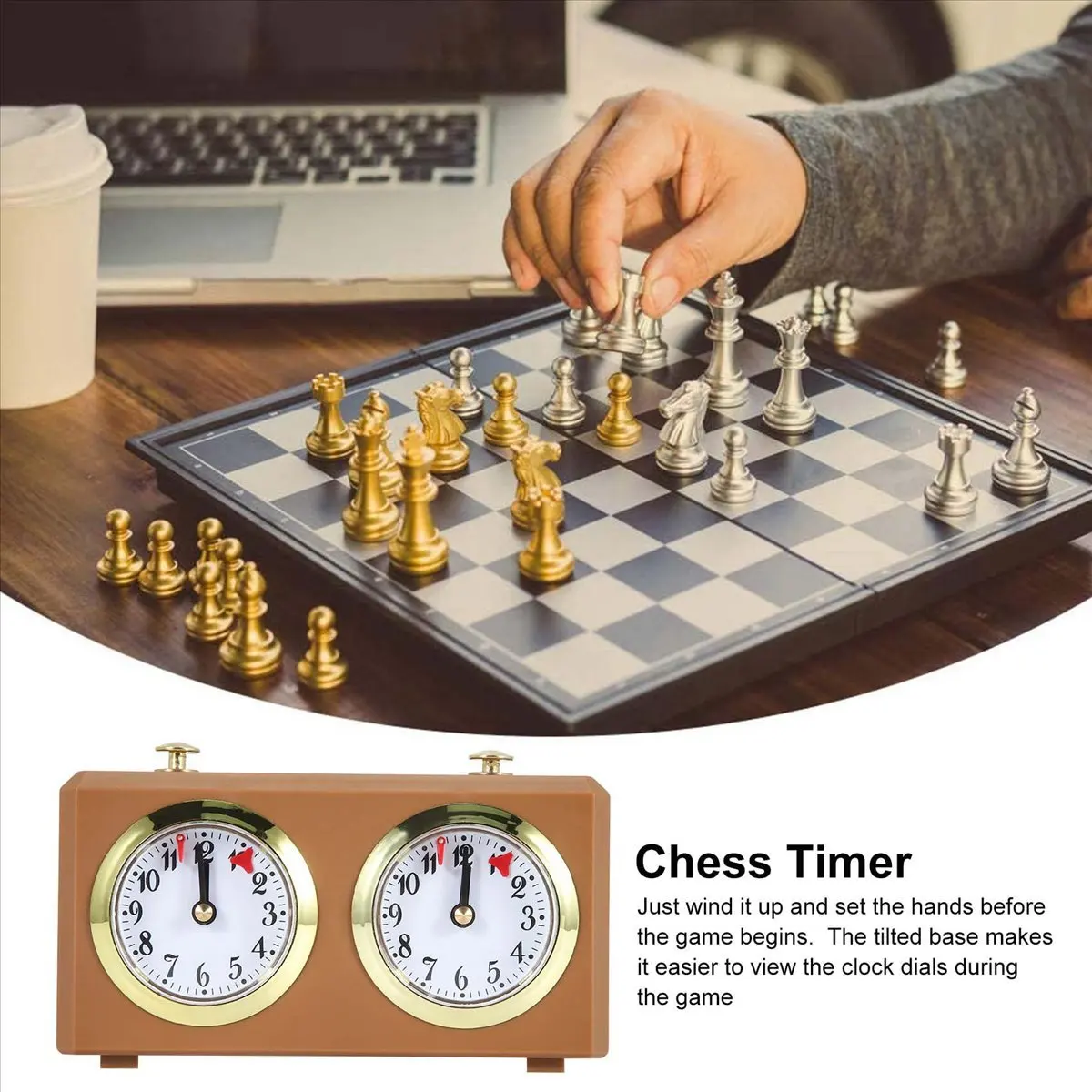 Mechanical Chess Clock for Chess Game Timer Clock No Battery Needed Hight Quality Tools Sets You May Like