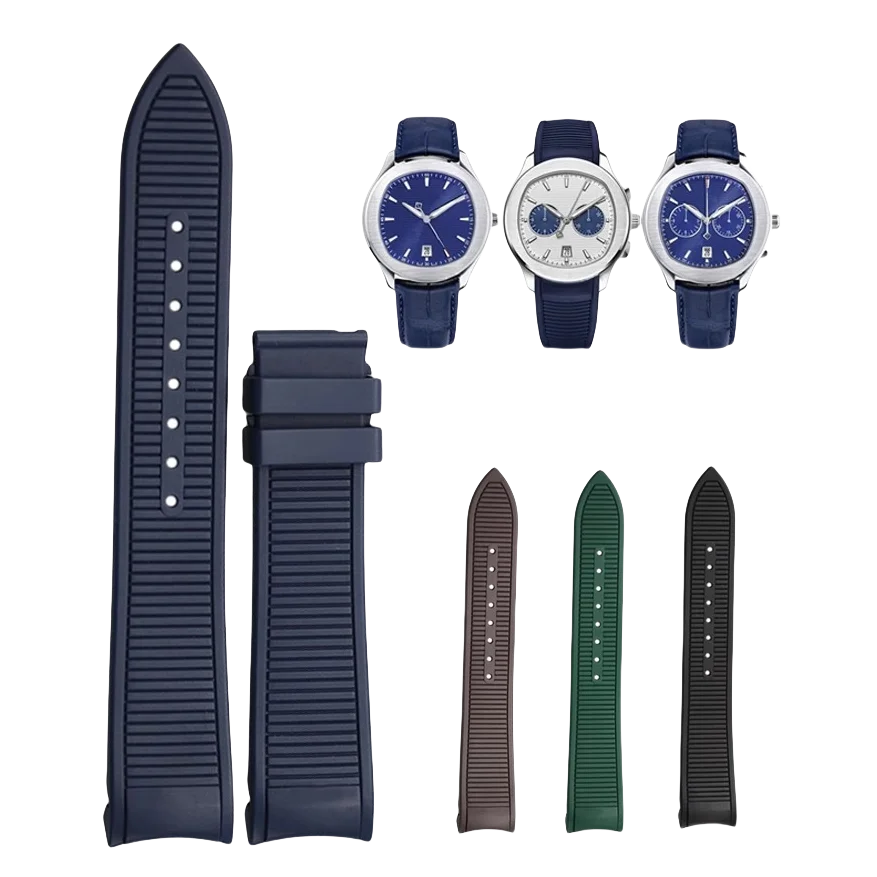 

FOR PIAGET POLO G0A41002 RUBBER STRAP PIAGET RUBBER STRAP 21MM