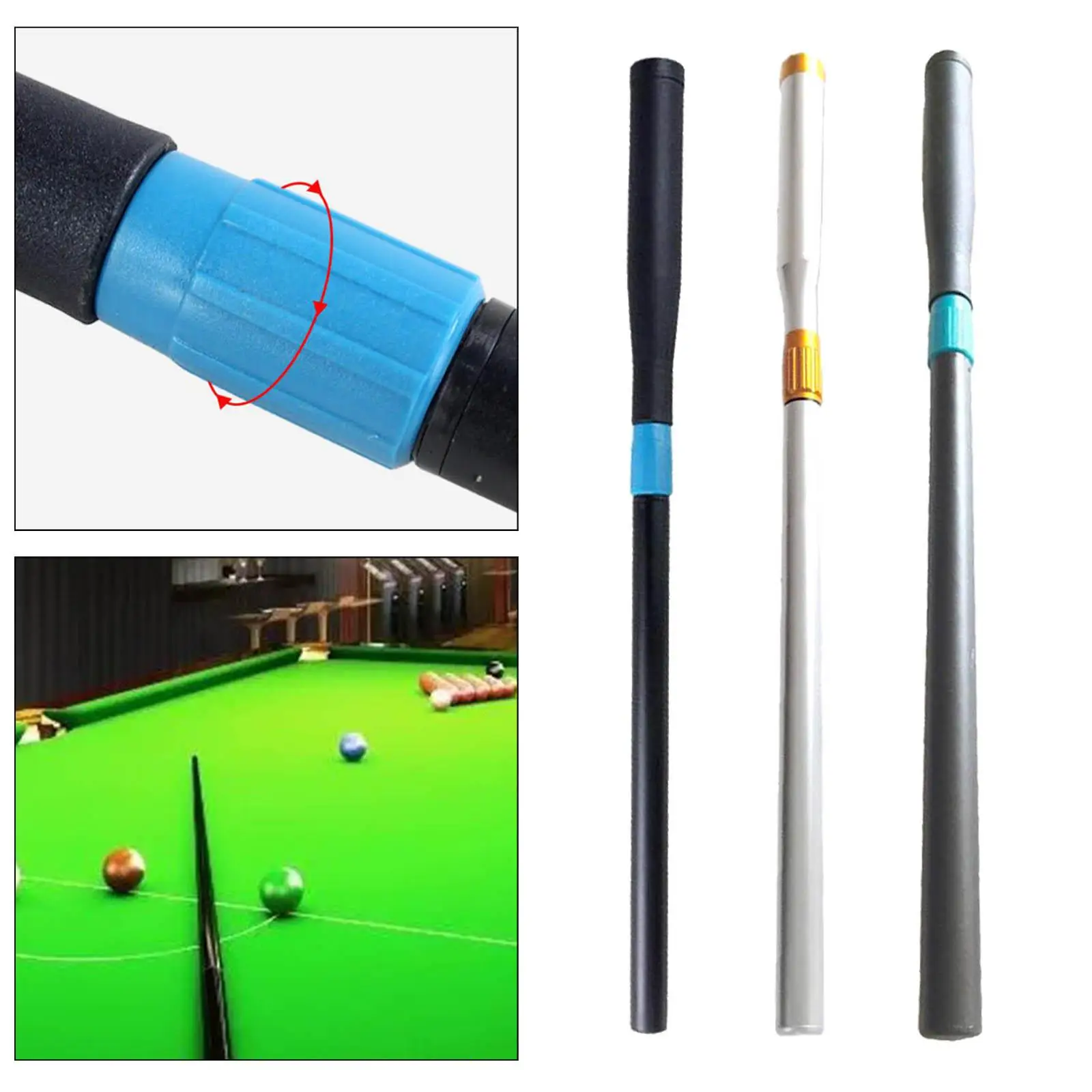 Portable Billiard Cue Extension End Lengthener Accessories Extender Snooker