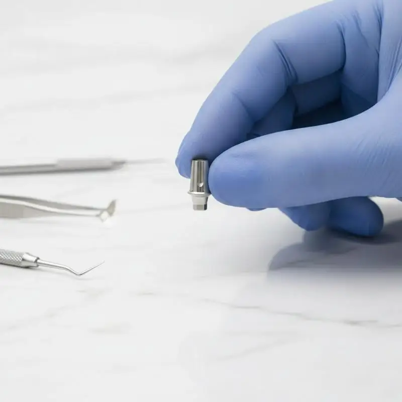 Nobel Biocare Straight Titanium Cemented Abutment Rustproof RP NP Transfer Abutment for Implant Prosthetics