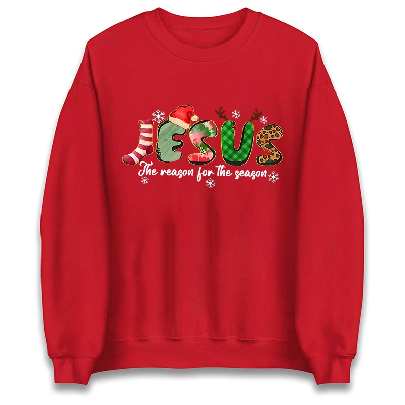 イエス クリスマス スウェットシャツ パーカー ジョン フェイス クリスチャン イエス 宗教的パーカー クリスチャン ジャンパー ロパ ムヘール イエス キリスト セーター