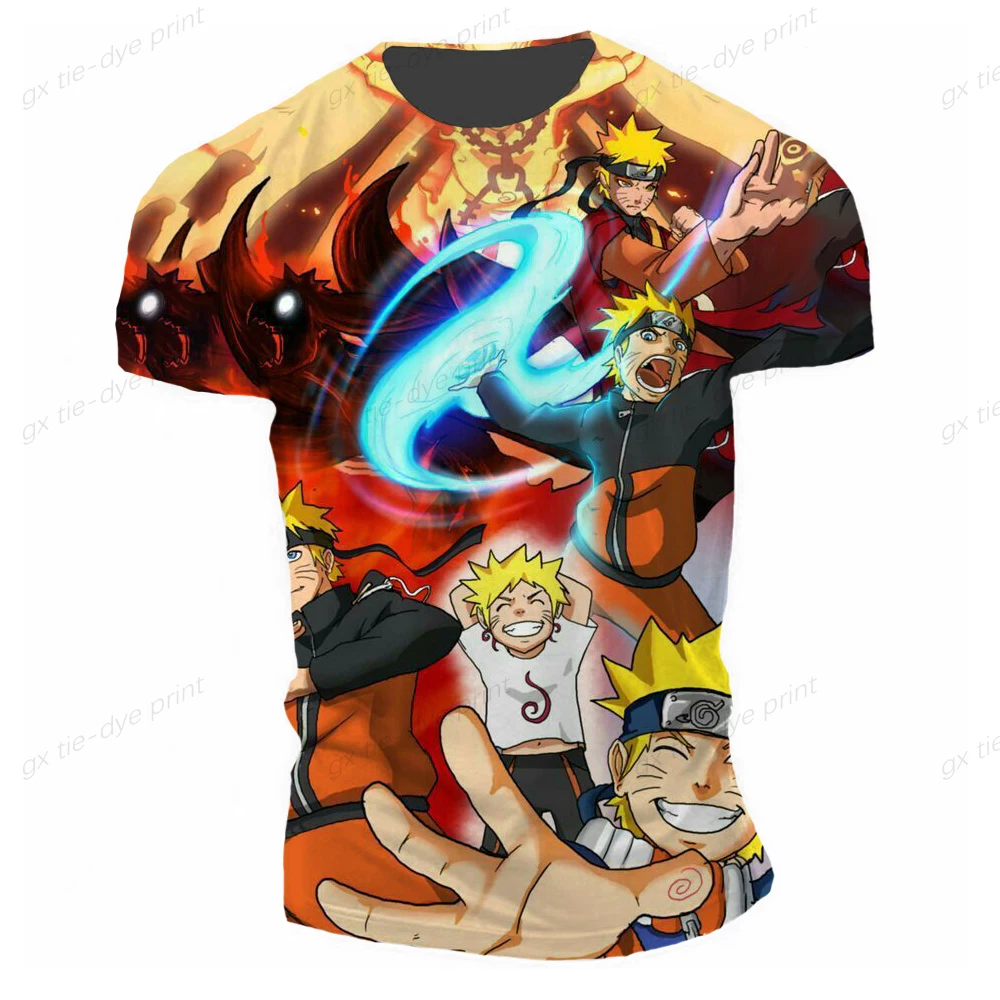 

Novelty Cartoon Anime Naruto Short Sleeve Children O Neck T-Shirt Boys T Shirt Kids TShirt Summer Tops 3-14 Y Children Clothes