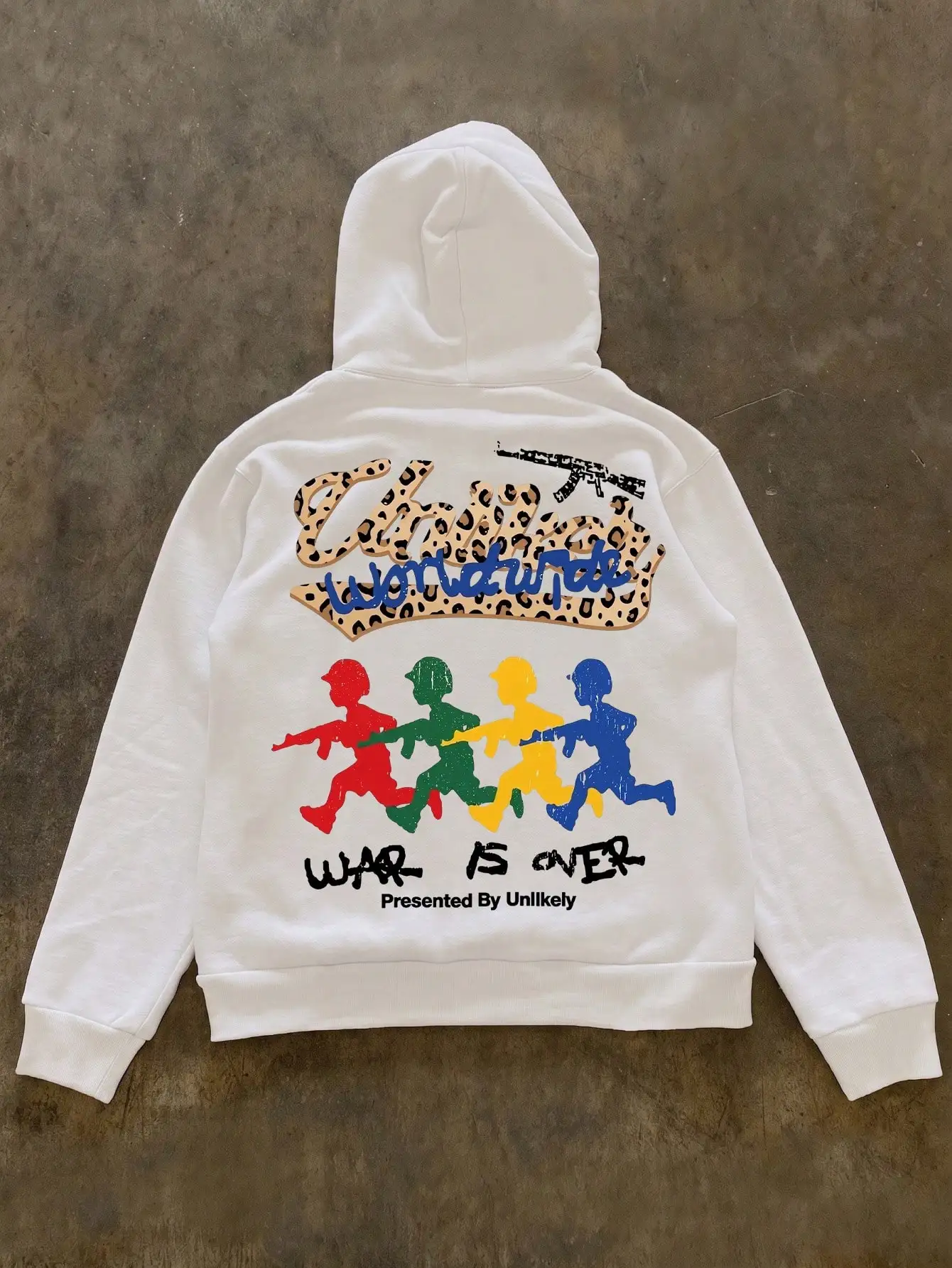Hoodies Premium Pullover Regular Fit Streetwear Men's Designer Graphic Hoodies Vintage Leopard Toy Soldiers Peace Y2K Cyber Grunge Hoodies