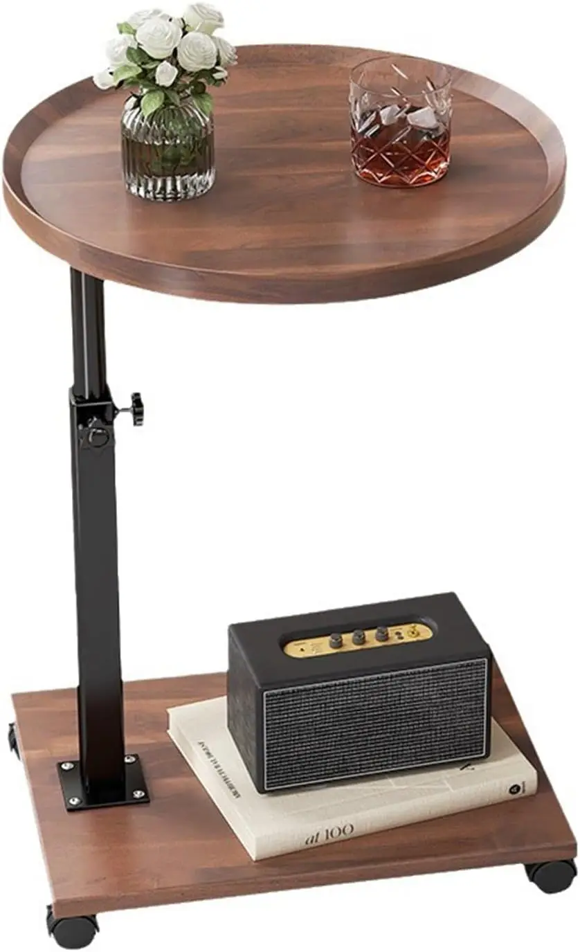 

Adjustable C-Shaped Swivel Side Table for Sofa, Living Room, Bedroom, Study