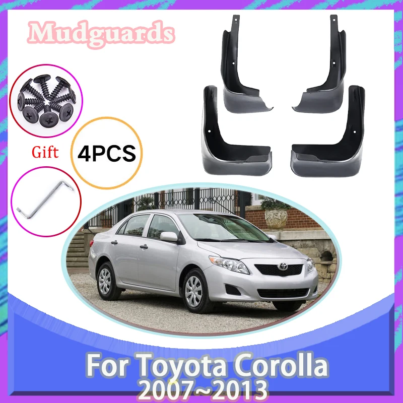 

Car Mud Guards For Toyota Corolla E140 E150 2007~2013 Anti-splash Wheel Muds Flaps MudFlaps Fenders Splash Mudguards Accessories